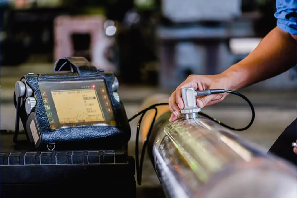Inspection par ultrasons sur soudure industrielle – Haned Control