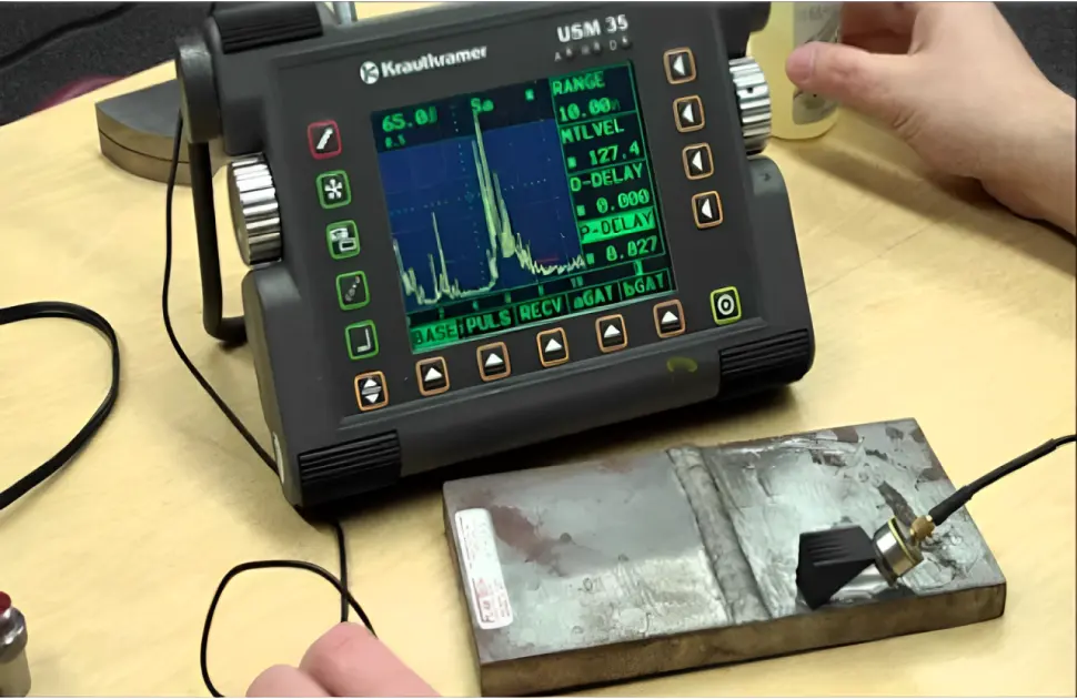Inspection par ultrasons sur soudure industrielle – Haned Control